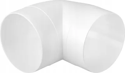 Image de Coude AirRoxy pour systèmes de ventilation Tuyau de ventilation Ø100mm 90° 8287