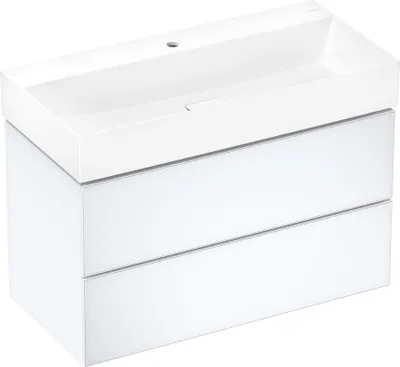 Immagine prodotto di hansgrohe Xevolos E Armoire sous lavabo, 2 tiroirs, SoftClose, 980x475x555mm, pour lavabo, 54181320, 54181320