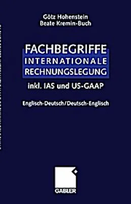 Zdjęcie produktu dla Fachbegriffe Internationale Rechnungslegung/Glossary of international accounting terms