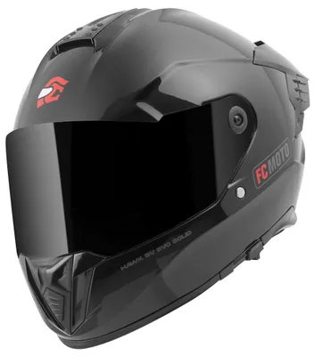 Produktbild von FC-Moto Hawk EVO Solid Helm, schwarz, L