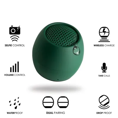 Produktbild von Boompods Zero Speaker Tragbarer Mono-Lautsprecher Grün 3W