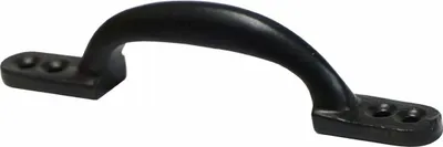 Immagine prodotto di Maniglia della porta in acciaio nero EDM 155 mm