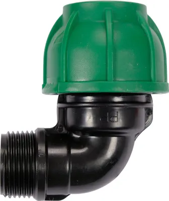 Produktbild von PP-Winkel 90° Außengewinde 32mm x 1"
