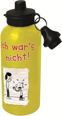 Produktbild von Gregs Trinkflasche 'Ich war's nicht!' gelb