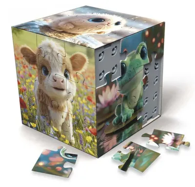 Zdjęcie produktu dla EDUCA 3D Puzzle Cube Puff, 54 elementów