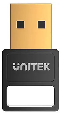 Zdjęcie produktu dla UNITEK USB Bluetooth 5.3 Adapter, Bezprzewodowy, USB, Bluetooth, 3 Mbit/s, Czarny
