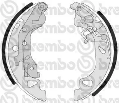Produktbild von Brembo Bremsbackensatz Hinterachse S 23 520