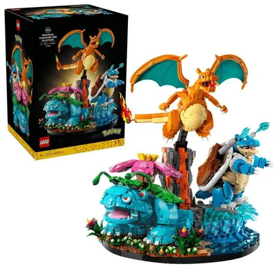 Image de LEGO® Pokémon 72153 Bisaflor, Glurak et Turtok