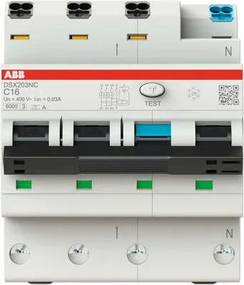 Produktbild von Flexline DSX203NCA-C16/0,03 FI-Schalter/Leitungsschutzschalter 4-polig