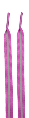 Produktbild von SafetyMaker Schnürsenkel mit reflektierenden Streifen pink, 44541