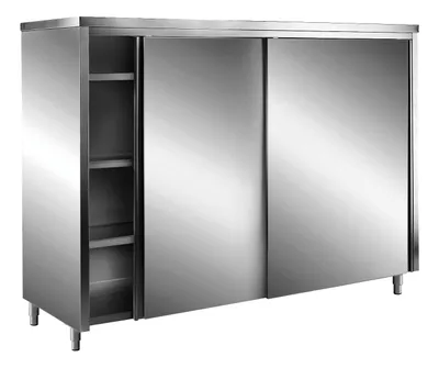 Produktbild von Saro Hochschrank mit 2 Schiebetüren und 3 Böden 1400x700x2000mm