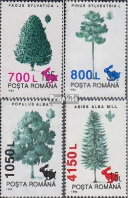 Produktbild von Briefmarken Rumänien 1998 Mi 5319-5322 (kompl.Ausg.) postfrisch Freimarken: Bäume