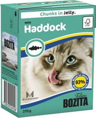 Obrázok produktu pre Bozita 4910, Dospelý, Akékoľvek plemeno, Ryba, 370 g, Bez obilnín, Neobsahuje sóju