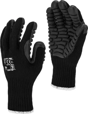 Produktbild von Anti-Vibrationshandschuhe Schwarz, L290110P, Karte, "10", Ce, Lahti