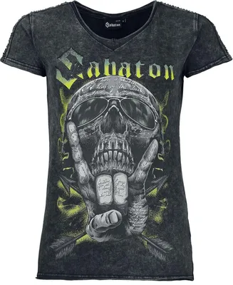 Produktbild von Sabaton T-Shirt Damen EMP Signature Collection grau M