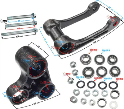 Obrázek produktu pro Sada stabilizátorů NXT250 Base pro zadní odpružení
