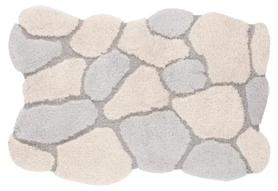 Produktbild von Kleine Wolke Badteppich BRICK Seidefarben 65 x 115 cm