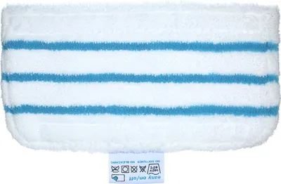 Produktbild von 1 Pack Mop Pads Ersatz fuer Black + Decker Steam Mop FSM1610 / FSM1630 Waschbares Wischpad Zubehoer