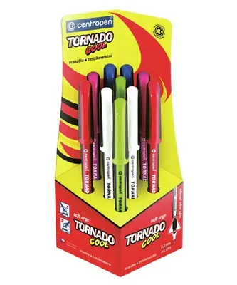 Obrázok produktu pre Valček TORNADO COOL 4775 - mix farieb / stojan 10 ks
