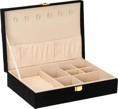 Produktbild von Sieradendoos - 28 x 19 x 7 cm - Zwart (DSS-07374.5)