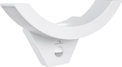 Produktbild von LED Wandleuchte Bewegungssensor Dämmerungsensor Neutralweiß 4000K Innen Außen weiß