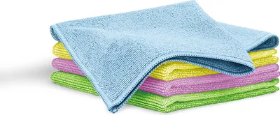 Produktbild von Blaumann AT-3882 Set 4 Mikrofaser-Küchentücher, Weiches Tuch Trocknende, Saugfähig, Groß XL Mehrfarbig