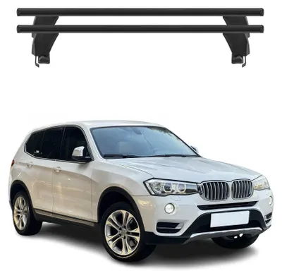 Produktbild von OMAC Menabo Dachträger Grundträger für BMW X3 F25 2010-2017 Alu Schwarz, KI-generiertes Bild
