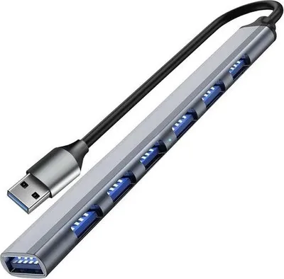 Obrázok produktu pre HUB USB- 1 port 3.2 + 6 portov 2.0 Izoxis 24374