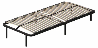 Produktbild von i-flair Metallbett 80x200 cm FRANK mit Lattenrost und abnehmbaren Füßen