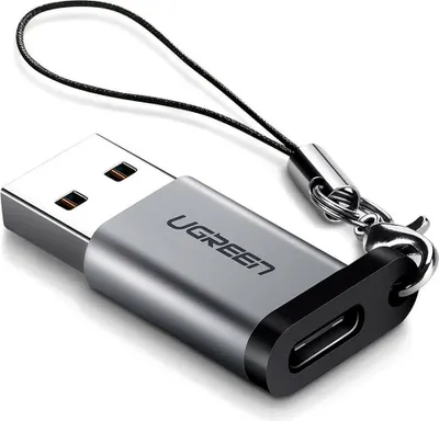 Produktbild von Ugreen US276, USB A, USB type-C, Grau, Schwarz