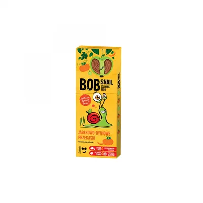 Image de Snack aux fruits pomme-potiron sans sucre ajouté 30 g BOB SNAIL