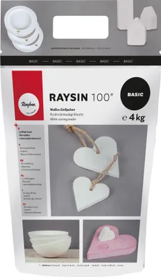 Produktbild von Gießpulver "Raysin" 100, weiß, Beutel 4kg