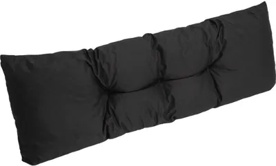 Immagine prodotto di Cuscino da giardino nero in pallet|Cuscino in pallet 120x40cm|cuscino per bambini a terra|cuscino per seduta|europallet|cuscino per mobili da giardino