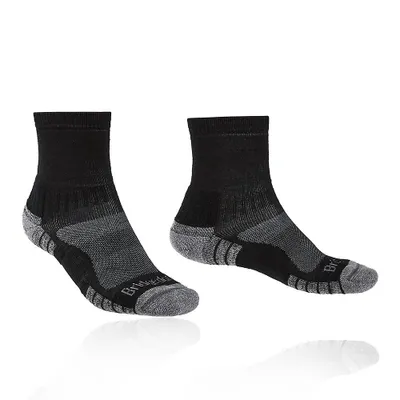 Produktbild von Bridgedale Hike LightWeight Merino Performance 3/4 Crew Velikost: L / Barva: schwarz/silber