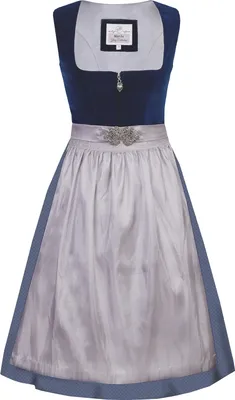 Produktbild von Dirndl Inka 65er Länge dunkelblau 44