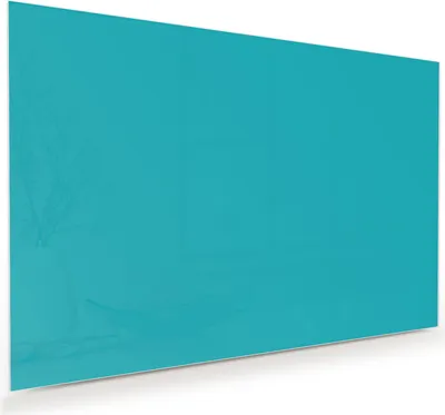 Produktbild von Glasbild 75x50cm in XXL für Wohnzimmer, Schlafzimmer Motiv Türkiser Hintergrund II