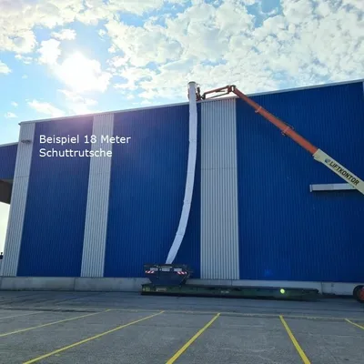 Obrázek produktu pro 18m žlab na odpadky Stortslurf® včetně 4x napínacího popruhu a 20x látkového pytle