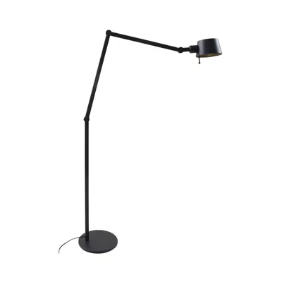 Produktbild von Lucande Stehleuchte Silka, 216 cm, schwarz, verstellbar, E27