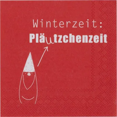 Produktbild von Serviette "Winterzeit Pläutzchenzeit"