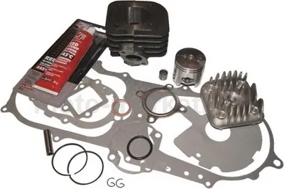 Produktbild von 70 CCM Racing Zylinder KIT Kopf KOMPLETT NADELLAGER für BAOTIAN BT49QT-18 2-Takt Zylinderkit
