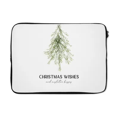Produktbild von MuchoWow® Laptop Hülle 13 Zoll Weihnachten - Weihnachtsbaum - Zitat Laptoptasche - Laptophülle - Sleeve - Rundumschutz
