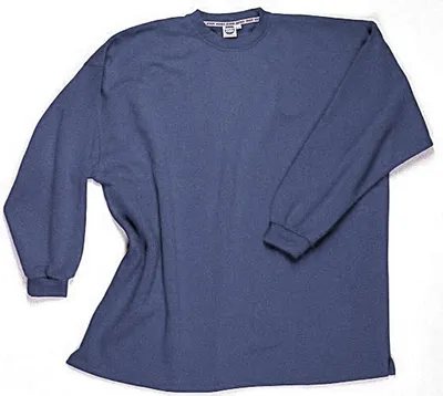 Productafbeelding van Oversized basic sweatshirt, kleur: staalgrijs, zonder boord aan de onderkant, maat: 7XL