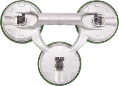 Obrázok produktu pre Vakuový zdvihák, nosnosť 100 kg, zdvih 118 mm, 3 hlavy, hliník