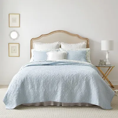 Bettwäsche-Set King-Size, 100% Baumwolle, Wendebettwäsche, Breeze Blue