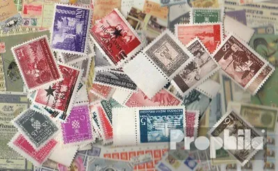 Produktbild von Briefmarken Kroatien 50 verschiedene Marken postfrisch