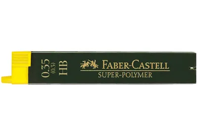 Obrázok produktu pre Náplň Faber-Castell 120300 SUPER-POLYMER - 0,3/0,35 mm, HB, čierna, 12 náplní