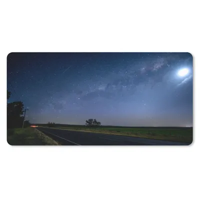Produktbild von MuchoWow® Schreibtischunterlage Sternenhimmel - Milchstraße - Natur 80x40 cm - XXL Mauspad - Gaming Mauspad