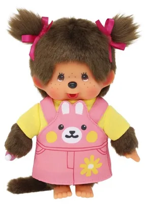 Produktbild von Monchhichi Puppe Mädchen Kaninchen Kleid 20cm Kuscheltier Spielzeug