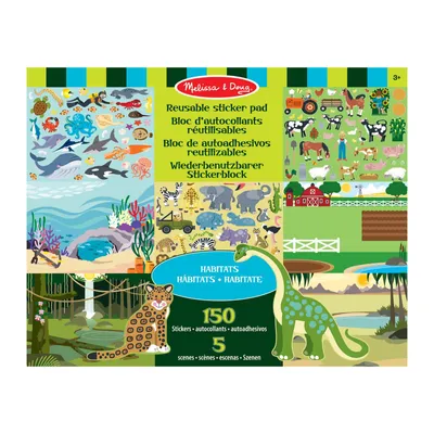 Immagine prodotto di Melissa & Doug Blocco adesivo riutilizzabile - Habitat