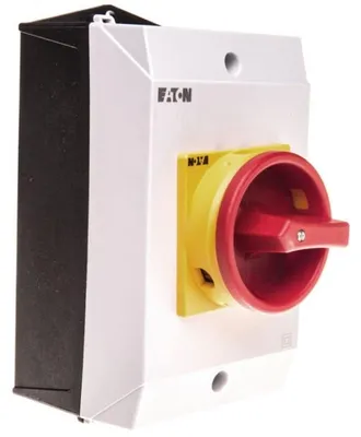 Image de Eaton P1-25/I2/SVB/N Interrupteur électrique Interrupteur à bascule 3P rouge